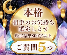 質問5つ♡相手のお気持ち、本心まで丁寧に鑑定します 占術多数の霊感本格占い｜恋愛・仕事・人間関係・本音・お悩み