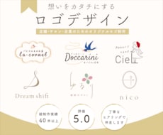 お店の想いが伝わる、温かみのあるロゴを制作します 丁寧なヒアリングで、あなたらしさを形に。初めての方も安心！