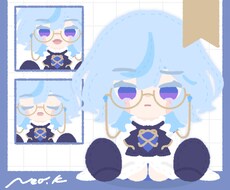 ぬいぐるみ風のかわいいイラスト描きます イメージ1