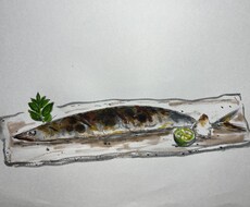 しずる感あふれる食べ物イラスト描きます お店の看板メニューを素敵な筆文字&筆イラストでいい感じに♫