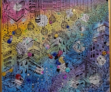 ミニ色紙サイズの絵画を作成します イメージ1