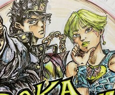 色紙に誕生日・結婚式などのアニメ風似顔絵を描きます ポーズや衣装、背景などお好みのイラストを仕上げます。