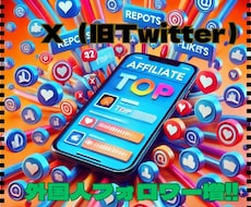 X（旧Twitter）外国人フォロワー増やします 外国人フォロワーを500人〜増加させます！！