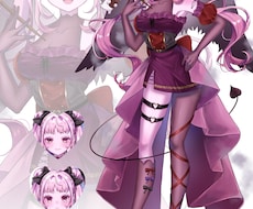 ご希望のデザインに沿った立ち絵を制作します イメージ1