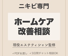 ニキビ肌を本気で改善します イメージ1
