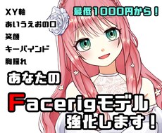 あなたのLive2Dモデルをさらに動かします 表情差分やXY軸などを既存のモデルに追加したい人向け！