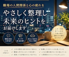 職場の悩み、仕事運、人間関係、を総合鑑定いたします イメージ1