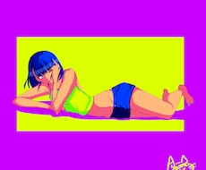 キラキラ＆彩度高め☆イラスト制作します イメージ1