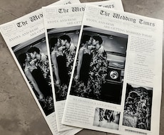 英字ブライダル新聞をお作りします イメージ1