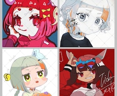 あなただけのポップなデフォルメアイコン制作します イメージ1