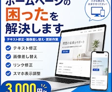 ホームページ修正・更新の対応します イメージ1