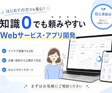 アイデアからアプリ・Webサービスを開発します イメージ1