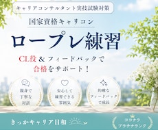 キャリアコンサルタントロープレ練習｜CL役やります 実技試験ロープレを現役キャリコンと丁寧に練習しましょう！