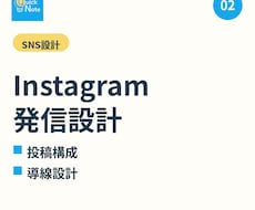 Instagram発信設計・投稿構成を整理します イメージ1