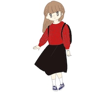 ゆるーい全身イラストを描きます 待ち受けやSNSなどのアイコンに！