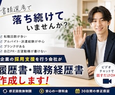職歴に自信がない方の履歴書・職務経歴書を作成します イメージ1
