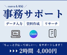 オンライン秘書・事務サポートします 忙しい方の事務作業を丁寧にサポート