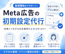 Meta広告｜複雑なMeta広告初期設定代行します 広告配信前の複雑な設定をまるっとお任せください！