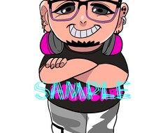 カートゥーン風な似顔絵イラストを描きます SNSのアイコンやポスターの挿絵などにいかがでしょうか