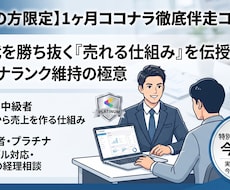 AI時代を生き抜く1ヶ月徹底伴走コンサルします イメージ1