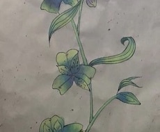 貴方のお好きなお花をアートとして描きます イメージ1