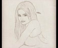 リアルにしっかりした線で似顔絵を描きます イメージ1