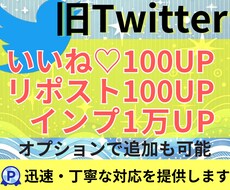 X・旧Twitterのツイートを拡散します いいね100、RT100、インプレッション10000増加！！