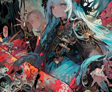 幻想的でアート性のあるイラストを制作します イメージ1