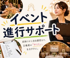 小規模イベントの進行サポートします イメージ1