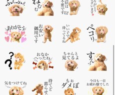 オリジナルLINEスタンプ作ります お値下げ中！お子様やペットの写真を使ってスタンプを作ります♪