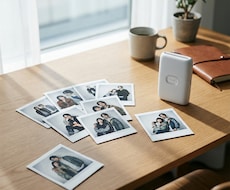 素敵な思い出写真をチェキプリントで形にします 気軽に持ち運べる！写真データをチェキにしてお渡し♪