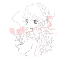 シンプル＊アイコンイラストお描きします モノクロorワンカラー お選びいただけます！修正何度でも◎