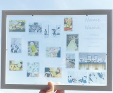 メモリアルポスターを作成します 写真を送るだけで結婚式の思い出を残せる