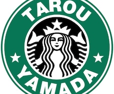 あなたの名前と有名店のロゴをコラボします！