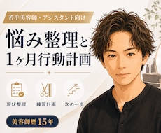 若手美容師の行動計画を作ります 若手美容師・アシスタント向け｜悩み整理と1ヶ月行動計画