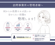 訪問看護のお悩みを整理します イメージ1