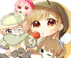可愛いミニキャラ描きます アイコンやグッズなどにどうぞ！