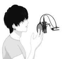 こういうイラストすぐ描きます モノクロのイラストをすぐ描きます