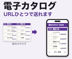 電子カタログ｜カタログをスマホで読める形にします PDFのままでは開いてもらえません。QRで注文まで案内します