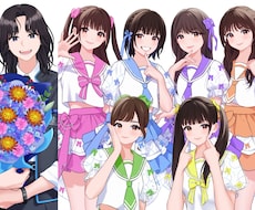 大きな印刷にも♪華のある似顔絵を制作いたします イメージ1