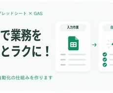GASでスプレッドシートの転記・集計を自動化します イメージ1