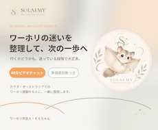 ワーホリの迷いを整理し次の一歩を一緒に決めます イメージ1