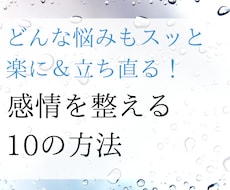 セルフセラピー感情を整える１０の方法をお伝えします イメージ1