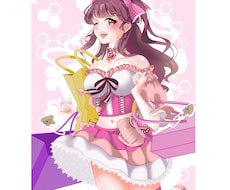 1枚絵書きます 配信用、sns利用、アイコンOK！