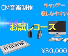 広告、PR、CMソング、音楽を制作いたしますます イメージ1