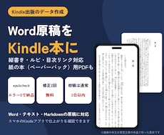 原稿をKindle出版用EPUBに変換します イメージ1