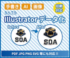 ロゴや画像をai・ベクターデータ化します イメージ1