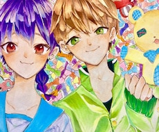 可愛いイラストを描いて依頼主様を笑顔にします イメージ1