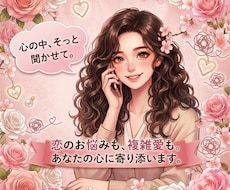 否定ゼロ！恋のお悩みや複雑愛、心に寄り添います イメージ1