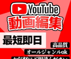 高品質◎YouTube等の動画編集いたします イメージ1
